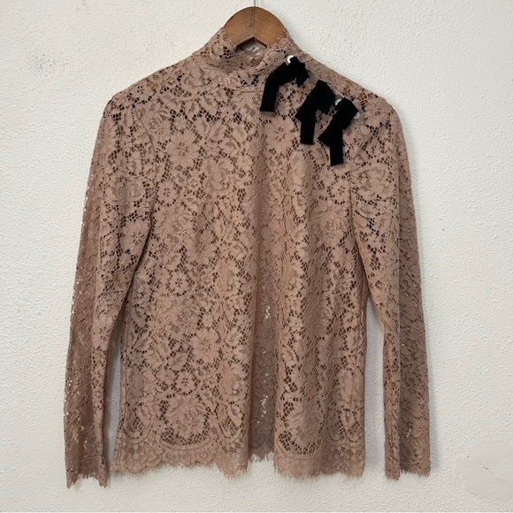 J. Crew Tops - J. Crew Lace Long Sleeve Top 2